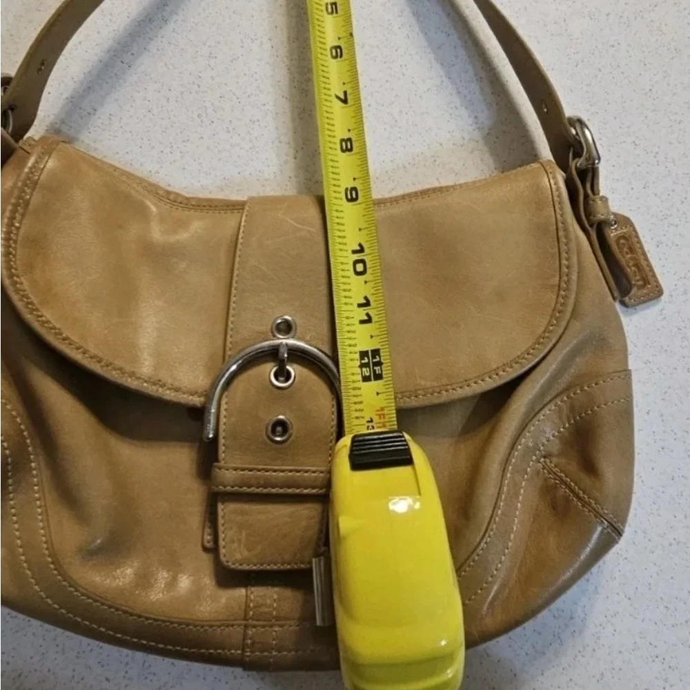 Coach Tan Leather Shoulder Soho Bag - Picture 4 of 9